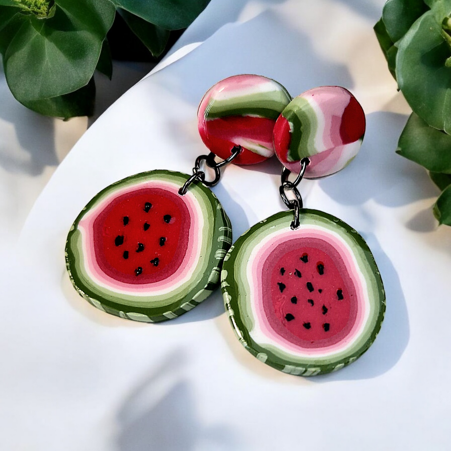 Náušnice šťavnatý melón