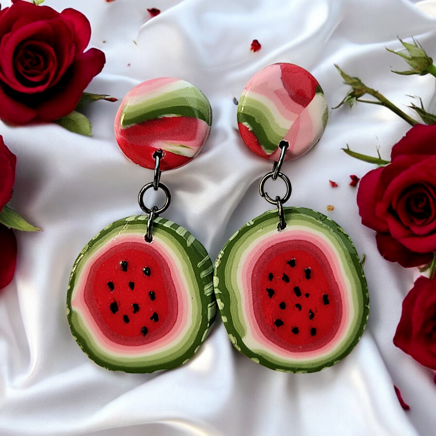 Náušnice šťavnatý melón